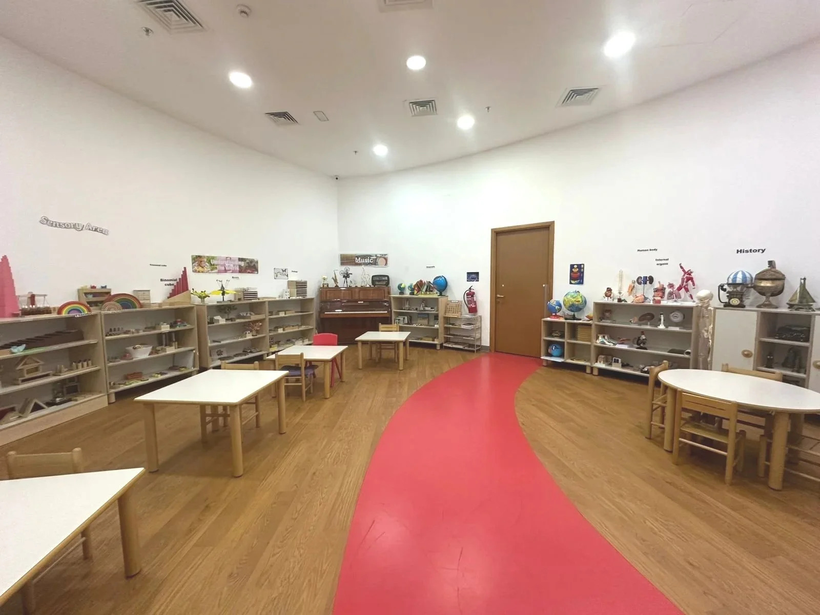 Indoor learning space at Al Fajr Early Childhood Center