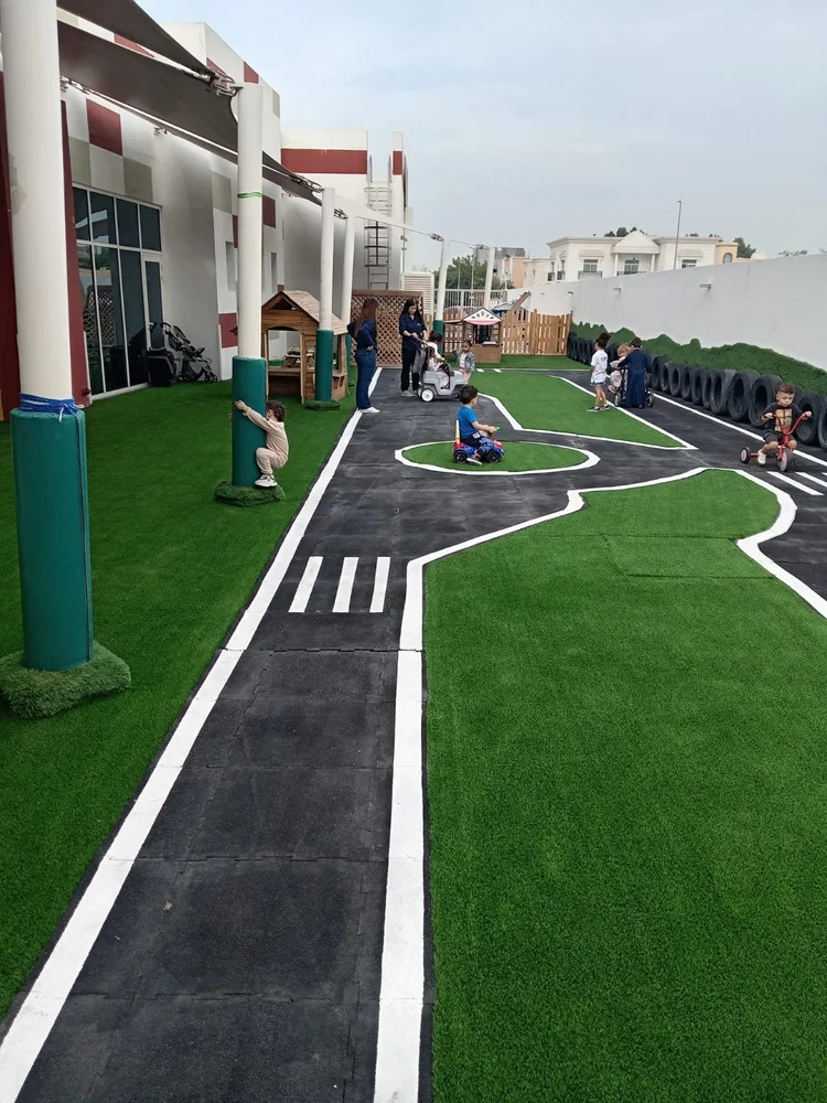 Outdoor playground at Al Fajr Early Childhood Center in Dubai
